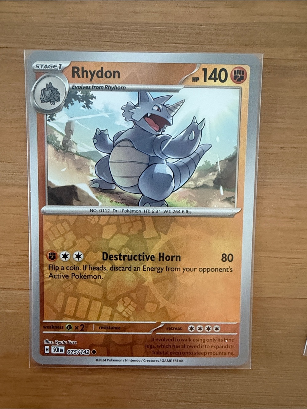 Rhyhorn Rhydon Rhyperior Evolution Reverse Holo Pokémon Card Lot ✨5/$25✨ - Picture 5 of 10